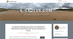 Desktop Screenshot of e-gaulue.com