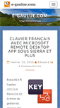 Mobile Screenshot of e-gaulue.com