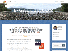 Tablet Screenshot of e-gaulue.com